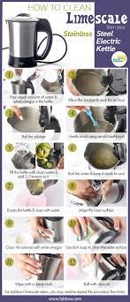 Preventing limescale can be achieved by using soft water instead, installing a filter for your water supply to remove certain contaminants. How To Clean Limescale From Your Stainless Steel Electric Kettle Fab How