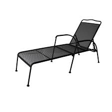 Garden Treasures Davenport Steel Chaise Lounge Chair With Mesh Seat Lowes Com Patio Chaise Lounge Pool Lounge Chairs Patio Furniture Chaise Lounge
