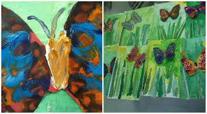 1st Grade Symmetrical Butterflies Young Art Love There are 31856 butterfly painting for sale on etsy, and they cost 40,40 $ on average.