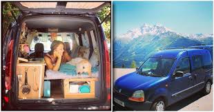 Dass Sich Die Damenwelt In Sachen Selbst Ausgebaute Campingmobile Nicht Zu Verstecken Braucht Zeigt Das Beispiel Von Marinas Hoc Im Auto Schlafen Kombi Camper