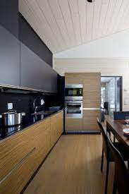 Black Brown Kitchen Honka Log Homes Kitchen Decor Modern Black Kitchens Home Kitchens