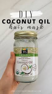 Our favorite coconut oil products for hair. My Best Tips For Applying A Diy Coconut Oil Hair Mask Coconut Oil Hair Mask Diy Coconut Oil Hair Mask Coconut Oil Hair