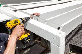 Terrasse Mit Holzdeck Und Lamellendach Selbermachen De