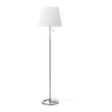 Nyfors Standleuchte Vernickelt Weiss Ikea Deutschland Lamp Floor Lamp Modern Contemporary Floor Lamp