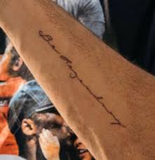 Legendary tattoo company owensboro ky is with coty mae hayden at legendary tattoo company owensboro ky. Devin Booker S Tattoo Its Meaning Body Art Guru