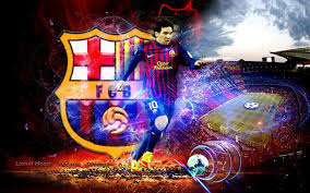 A simple wallpaper wallpaper of leo messi in the barcelona training jacket. Barcelona Fc Wallpapers Messi Wallpaper Cave