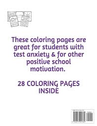 *free* shipping on qualifying offers. Test Anxiety Classroom Motivational Coloring Book Fair Marcy C 9781674444789 Amazon Com Books