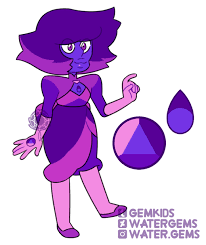 P Bicolor Tanzanite By Watergems Sapphire Steven Universe Steven Universe Gem Steven Universe Oc