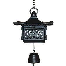 Amazon Com Japanese Nambu Cast Iron Pagoda Furin Wind Chimes With Bell Made In Japan Sports Outdoors Wind Chimes Japanese Pagoda Japanese Wind Chimes