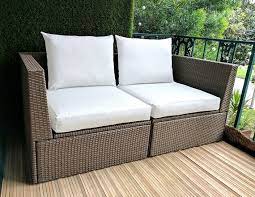 Sunbrella White Ikea Outdoor Slip Cover Ikea Cushion Covers Custom Ikea Decor Bespoke Arholma Covers Ikea Garden Furniture Ikea Patio Ikea Outdoor