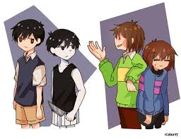 Ichika auf X: „Sunny and Omori meets Chara and Frisk A Simple Art for my  Favorite RPG Pixel game Ain't their roles kinda alike? lol. I wanna draw  more of this :))) #