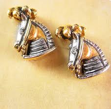 Cirque Cheval Boutons De Manchette Vintage Figuratives Cheval Tete Royaute Plume Mariage Medi Boutons De Manchette Vintage Bouton De Manchette Mariage Medieval