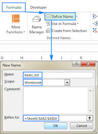 Excel Names And Named Ranges How To Define And Use In Formulas