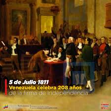 Las sucursales bancarias habilitadas atenderán por ventanilla solo a titulares de pnc que deban cobrar su haber de julio con documentos terminados en 4 y 5. Efemeride Firma El Acta De Independencia