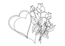 Malvorlagen Rosen Und Rosenknospen Zum Ausmalen
