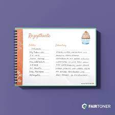 Kostenlose musterrechnungen für word oder excel sind für kmus und selbstständige die perfekte wahl, um zahlungsinformationen für kunden aufzubereiten. Rezeptkarten Zum Ausdrucken Kostenlose Vorlagen