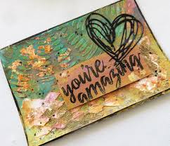 4 amazing ways to make creative handmade cards. You Are Amazing Diy Card Favecrafts Com