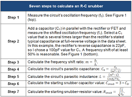 Power Tips Calculate An R C Snubber In Seven Steps Power House Blogs Ti E2e Community Seventh Calculator Home Blogs