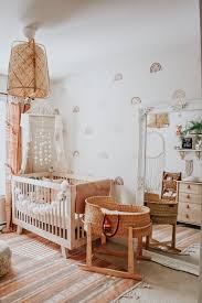 You're sophisticated you're fun you're a mom you're in the right place. Boho Baby Nursery Project Nursery Nursery Baby Room Baby Nursery Rainbow Baby Girl Nursery Room