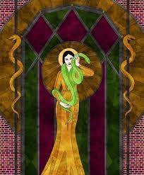 Stained Glass Art On Instagram Here S The Finished Version Of The Viper Queen From Crescent City By Therealsjmaa Crescent City Fanart Crescent City Book Art