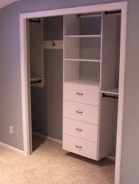 The bottom bar, ideal for shorter items such as shirts and skirts, approximately 36 to 40 inches. Small Space Small Bedroom Closet Organizer Novocom Top