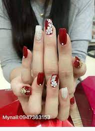 1.5 caviar rojo para las uñas. Ideas Y Disenos Para Pintarse Las Unas El Arte De Decorar Unas 2019 Red Acrylic Nails Red Nails Nail Art