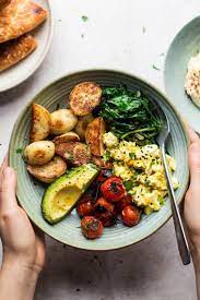 Savoury Vegan Breakfast Bowl Lazy Cat Kitchen Recipe Savory Vegan Healthy Breakfast Recipes Breakfast Bowls