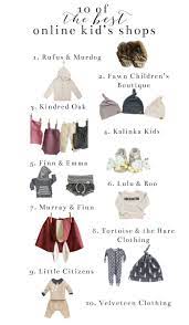 Baby clothes what makes hanna babies so happy? it's a question we've been answering since hanna andersson's beginnings in 1983. 10 Of The Best Online Kids Shops Lynzy Co Online Kids Clothes Kids Online Shopping Cool Baby Clothes
