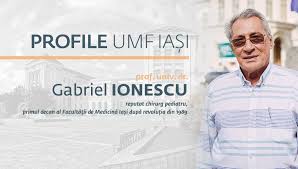 Situatie disperata in cel mai mare spital de boli infectioase din romania: Prof Univ Dr Gabriel Ionescu Cel Mai Mic Copil Pe Care L Am Operat Avea 430 De Grame News Umf Iasi