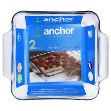 Get the baking dishes you want from the brands you love today at sears. Upc 076440819342 Anchor Hocking Oven Basics Glass Square Cake Pan Set 3 Piece Upcitemdb Com