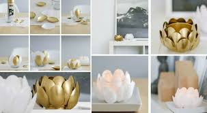 Basteln Weihnachten Plastikloffel Kerzenhalter Teelicht Windlicht Gold Weiss Basteln Weihnachten Bastelideen Teelichter Basteln