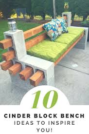 Wie Man Eine Cinder Block Bank Baut 10 Erstaunliche Ideen Die Sie Inspirieren Diy Terrasse Zement Terrasse Betonblock Garten