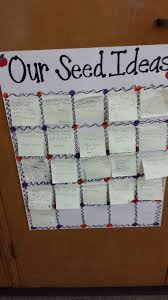 Narrative Writing Seed Ideas Carthay Center Es In Lausd Narrative Writing Writing Workshop Classroom Writing