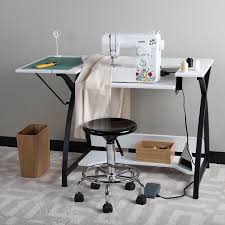 Sew Ready Comet Modern Sewing Table Walmart Com Sewing Table Folding Sewing Table Sewing Machine Tables