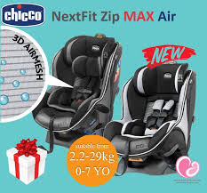 Chicco gofit backless booster car seat, shark. Chicco Nextfit Air Zip Max Extended Use Convertible Isofix Baby Car Seat Newborn Till 29kg Vero