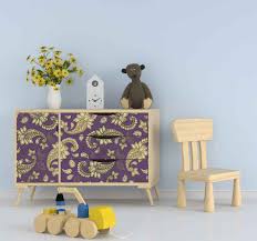 Paisley's custom furniture builds all of its products right here in the united states in utah. Purple And Gold Paisley Decals For Furniture