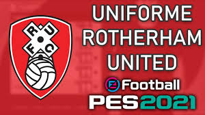 Red shirt with white sleeves, white shorts and red socks. Pes 2021 Uniformes Kits Rotherham United 20 21 Xbox Youtube