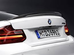 bmw m performance f87 m2 carbon trunk spoiler bmw bmw 2 coupe