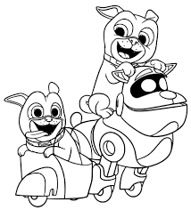 Puppy dog pals captain dog printable coloring page rainbow. Puppy Dog Pals Coloring Pages Free Printable Coloring Pages For Kids