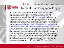 Kemahiran insaniah adalah sebahagian daripada kemahiran generik. Bengkel Penerapan Hasil Pembelajaran Universiti Darul Iman Malaysia Pengenalan Kepada Hasil Pembelajaran Dan Kemahiran Insaniah Mohd Majid Konting Ppt Download