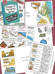 Weathering Erosion Deposition Changes To The Earth Inb Bundle Weathering And Erosion Science Doodles Weathering Erosion Deposition