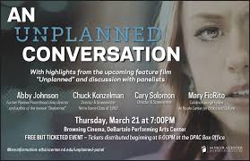 Until the day she saw something that changed everything. An Unplanned Conversation Panel With Abby Johnson Film Directors Events De Nicola Center For Ethics And Culture University Of Notre Dame