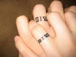 Perfect For Married Couples Finger Tattoos For Couples Matching Tattoos Ring Finger Tattoos