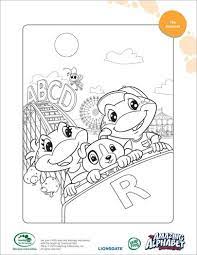 Violet gets a gift coloring page free kids coloring pages. The Amazing Alphabet Amusement Park Coloring Page Coloring Pages Letters Coloring Pages Amusement Park