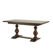 Vendome Double Pedestal Table Ballard Designs Dining Table In Kitchen Pedestal Table Dining Table