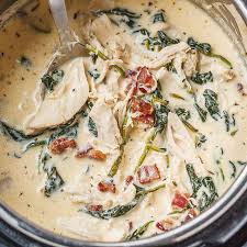 Ounces mature spinach (about 1 bunch), trimmed. Instant Pot Crack Chicken Soup Recipe With Spinach Cream Cheese And Bacon Instant Pot Soup Recipe Eatwell101