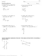 Semester 2 final exam review #9 answers wrong! Geometry Final Exam Review Id 1 Geometry Name Final Exam Review Date Period B E2v0d1i3u Bkpultraa Fs2olfhtlwmapr5ea 5ldltcb D N 5atlplg Course Hero