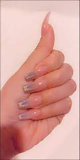 Top 90 Coffin Nails Ideas For This Summer 2019 Page 38 Ombre Acrylic Nails Holographic Nails Coffin Nails Designs