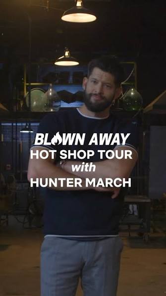A behind the scenes look at the Blown Away hot shop with your host  @huntermarch 🔥 Check out Blown Away Season 4 now on @netflix! ,  #behindthescenes #settour #blownaway #glassblowing | Blown Away | ...