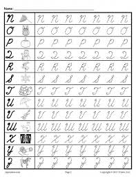 Practice writing words in cursive by tracing. Alphabet Practice K Worksheets 99worksheets